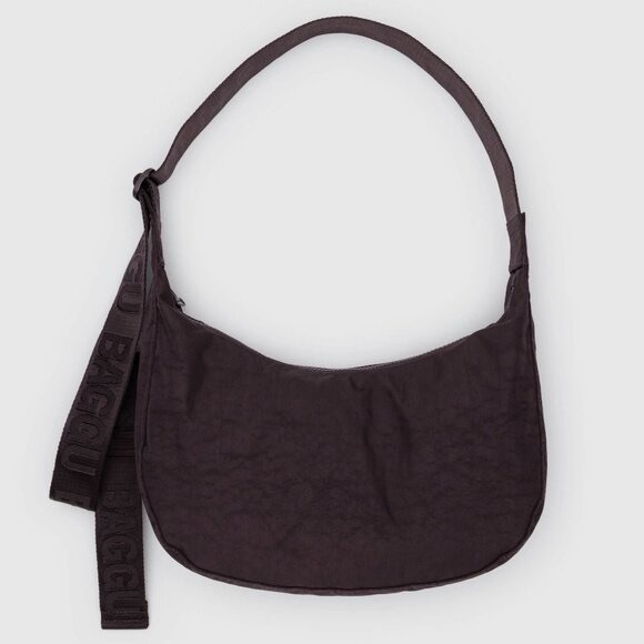BAGGU Medium Crescent Bag- Chocolate Plum - Picture 9 of 9